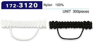 172-3120 扣眼日本组纽织型横长33mm（300条）[扣眼盘扣] 达琳（DARIN）