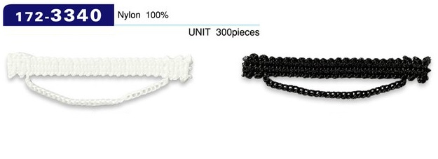 172-3340 扣眼链绳子型 水平 55 毫米（300 件）[扣眼盘扣] 达琳（DARIN）