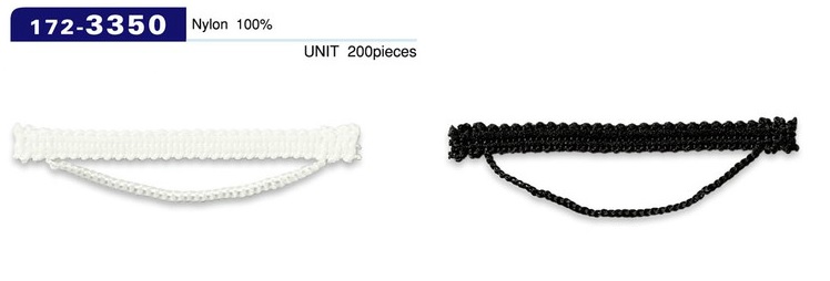 172-3350 扣眼链绳子型 水平 70 毫米（200 件）[扣眼盘扣] 达琳（DARIN）