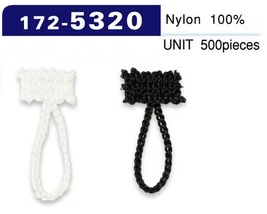 172-5320 扣眼链子绳子类型总长度 30 毫米 (进入号码 500)[扣眼盘扣] 达琳（DARIN）