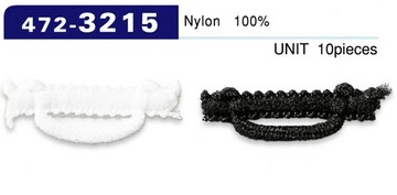 472-3215 扣眼 Woolly Nylon type 水平 30mm (10 件)[扣眼盘扣] 达琳（DARIN）
