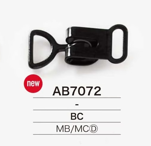 AB7072 黄铜/压铸制 前部五金件[扣环类] IRIS纽扣