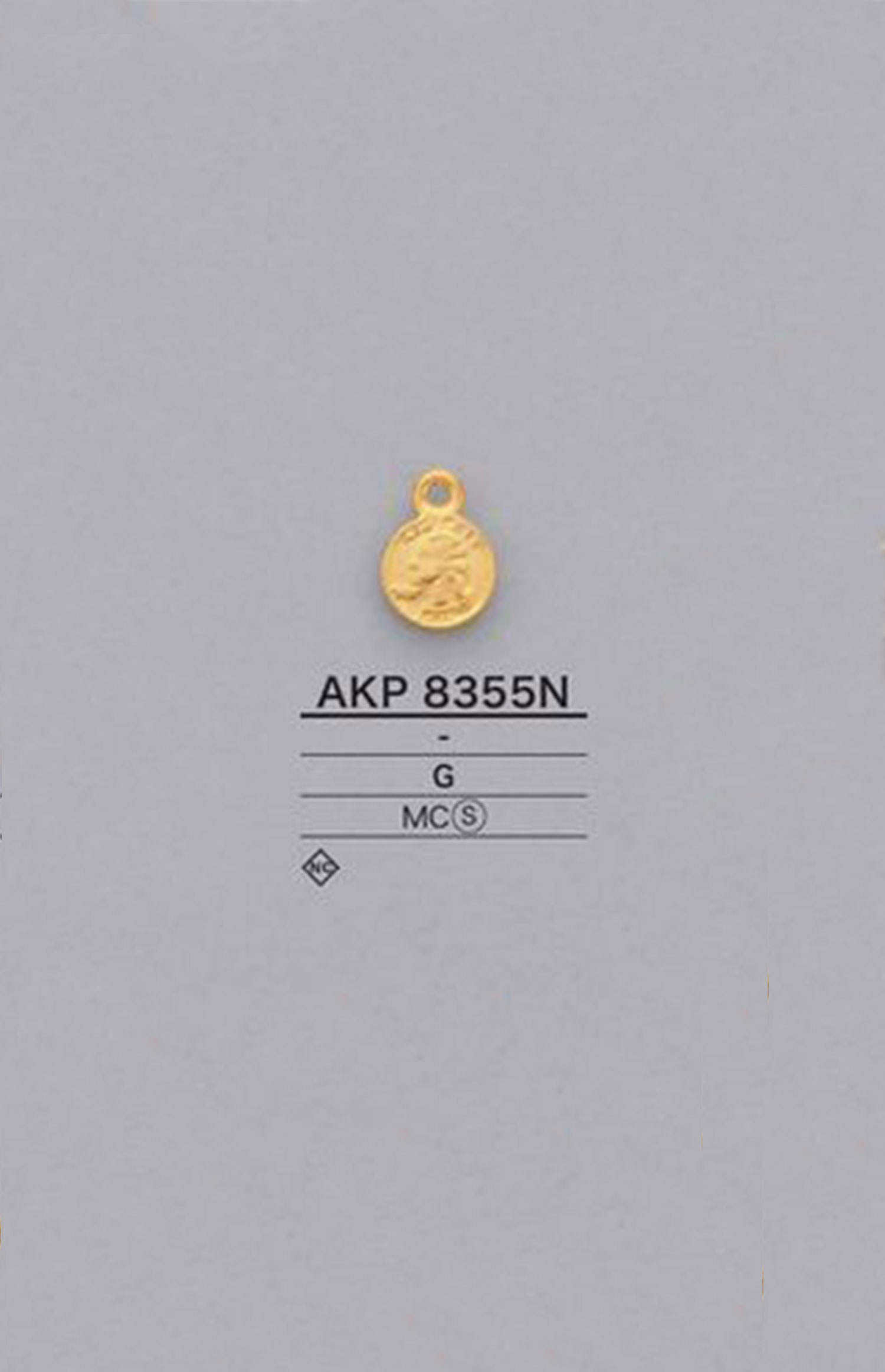 AKP8355N 圆形图形元素零件[杂货等] 爱丽丝纽扣