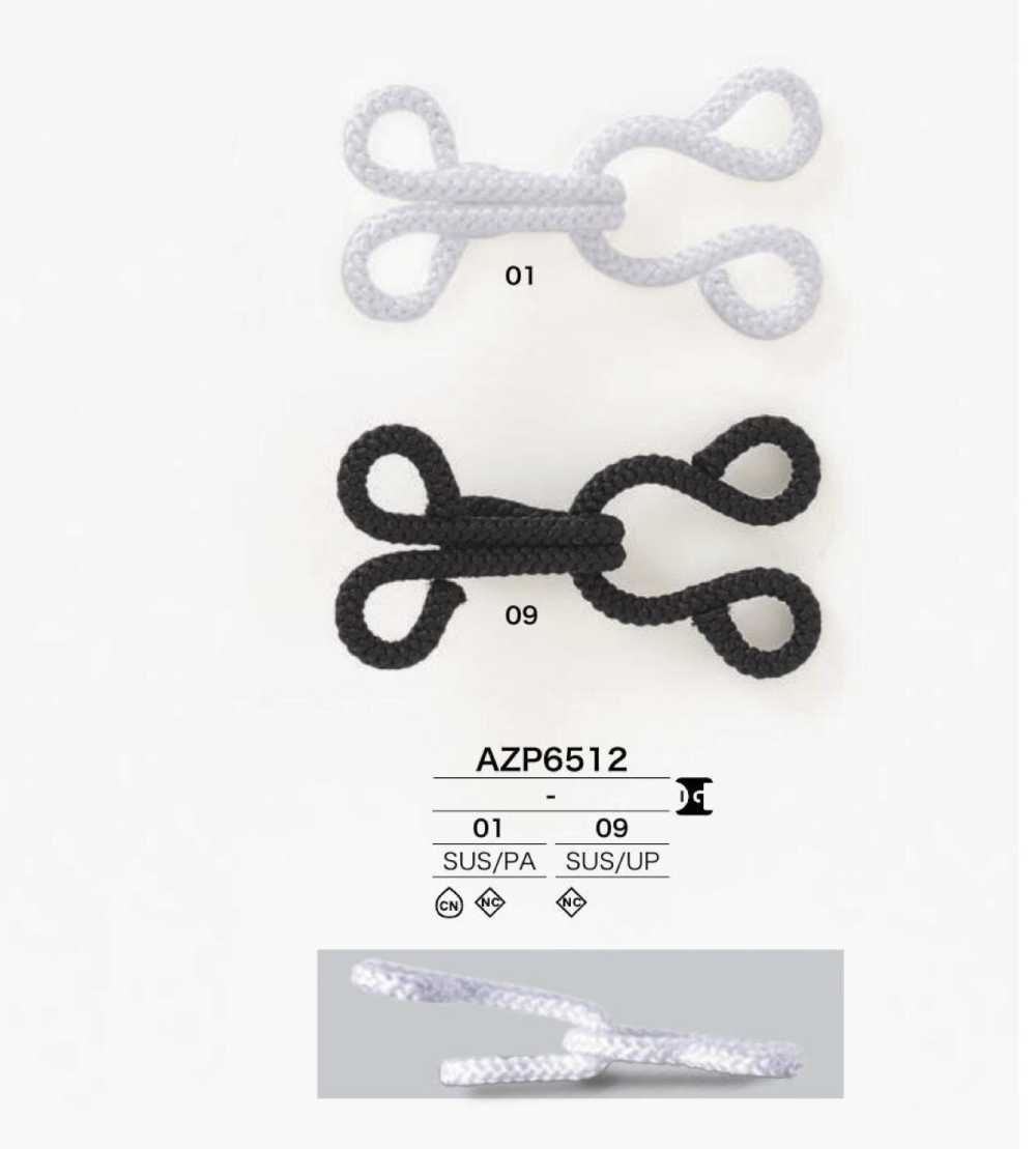 AZP6512 [钩扣] IRIS纽扣