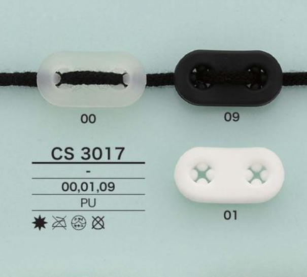 CS3017 氨纶猪鼻绳子锁[扣和环] 爱丽丝纽扣