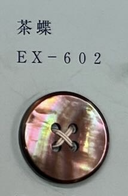 EX602 4孔贝壳纽扣 友井