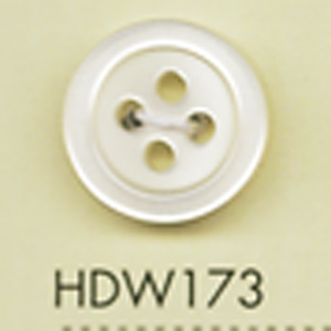 HDW173 DAIYA BUTTONS 耐冲击 HYPER DURABLE ""系列仿贝壳状聚酯纤维纽扣"" 大阪纽扣（DAIYA BUTTON）