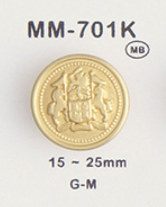 MM701K 金属纽扣 大阪纽扣（DAIYA BUTTON）