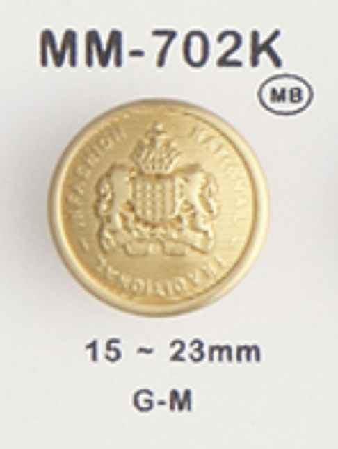 MM702K 金属纽扣 大阪纽扣（DAIYA BUTTON）