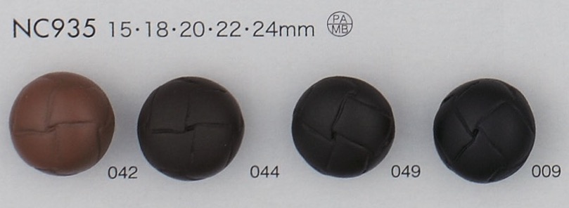 NC935 聚酯纤维树脂/黄铜纽扣 Osaka Plastic Industries（DAIYA BUTTON）