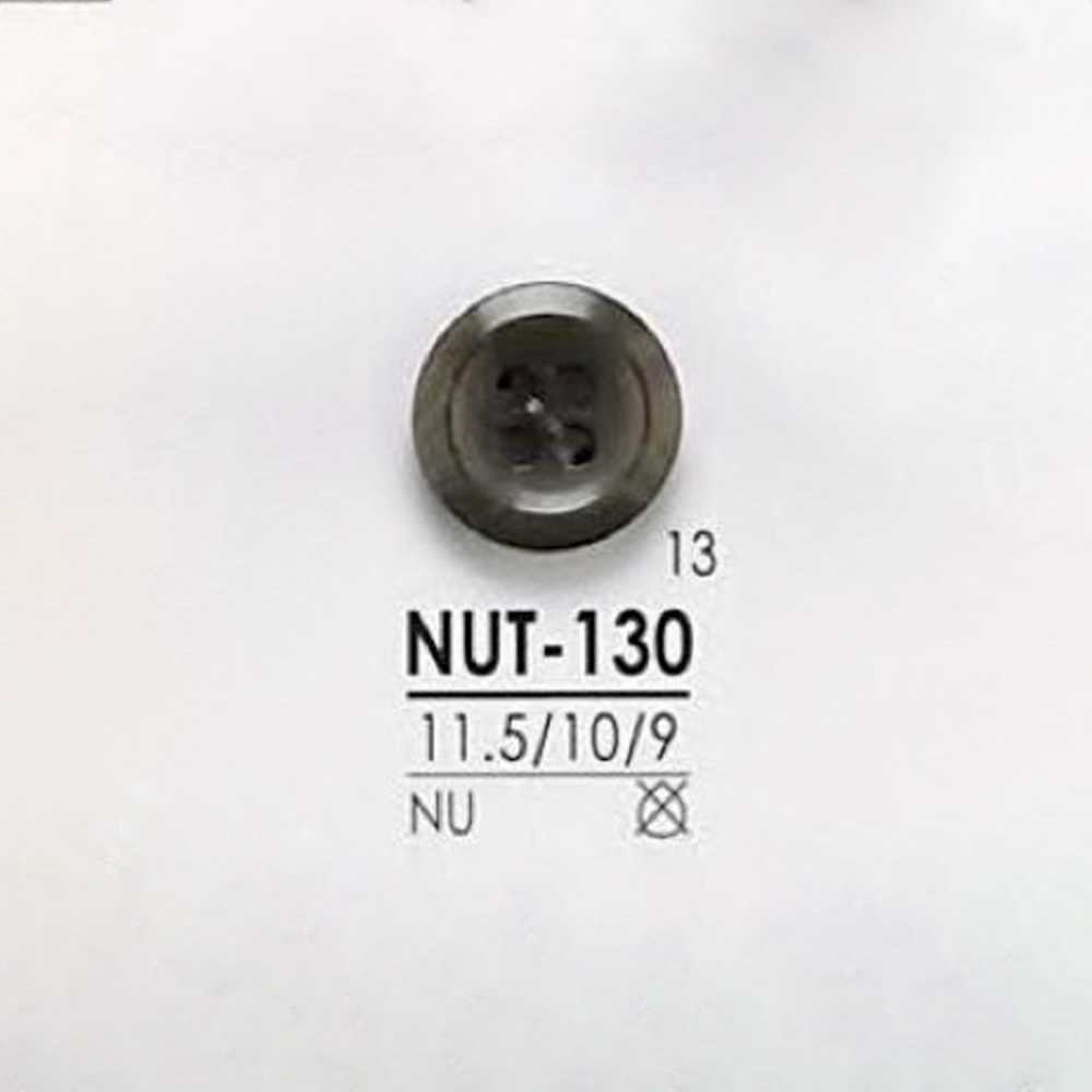 NUT130 天然材质椰壳4孔纽扣 爱丽丝纽扣