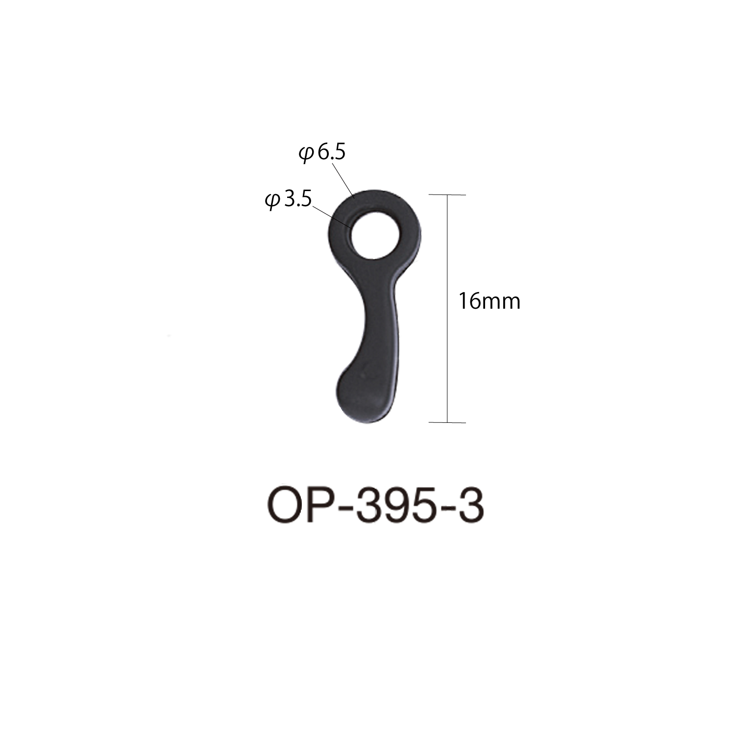 OP395-3 穿线[扣和环] Morito（MORITO）