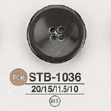 STB1036 尖尾螺贝壳4孔纽扣 爱丽丝纽扣