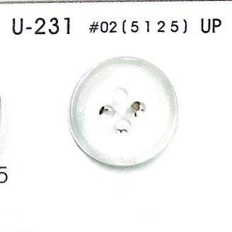 U231 【水牛风格】4孔纽扣，光面，可染色 日东纽扣