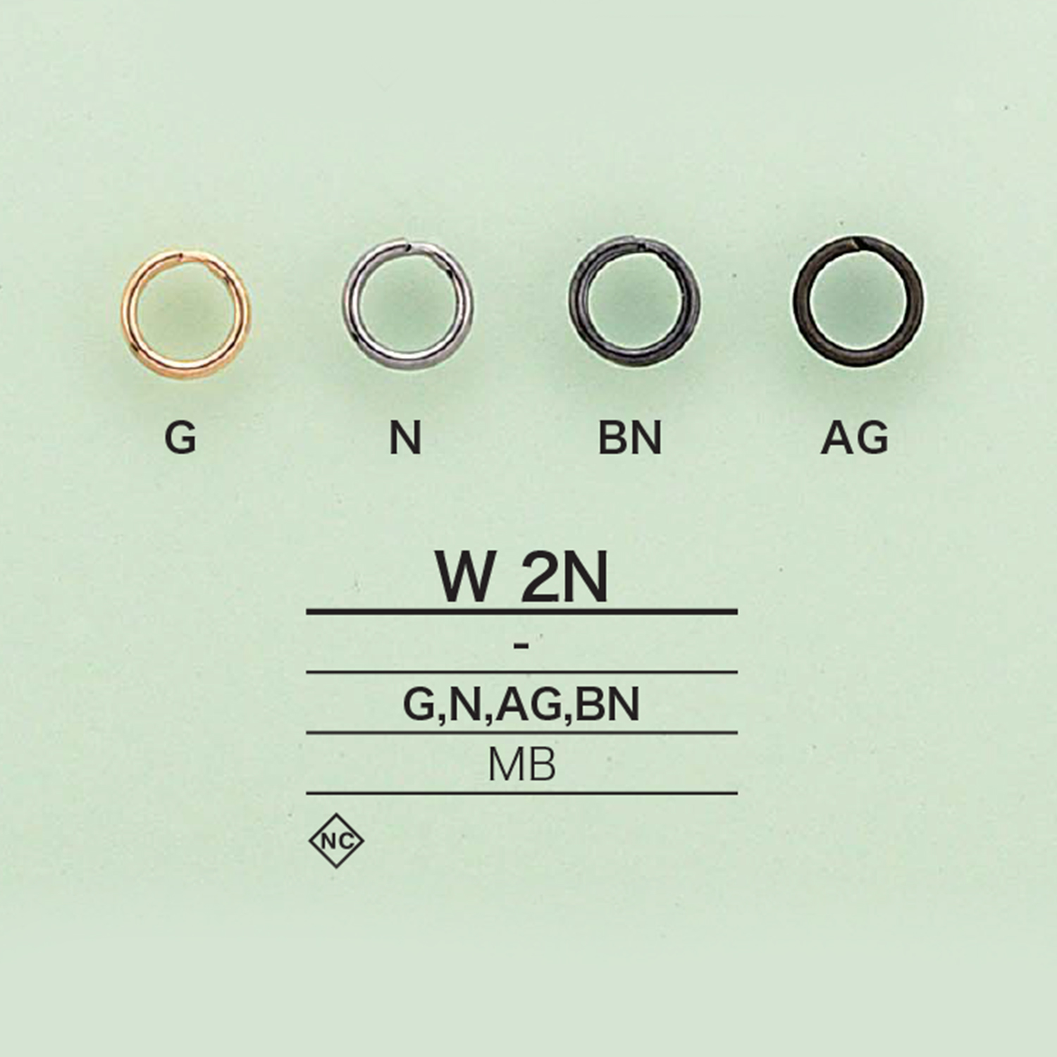 W2N 双罐[扣和环] 爱丽丝纽扣
