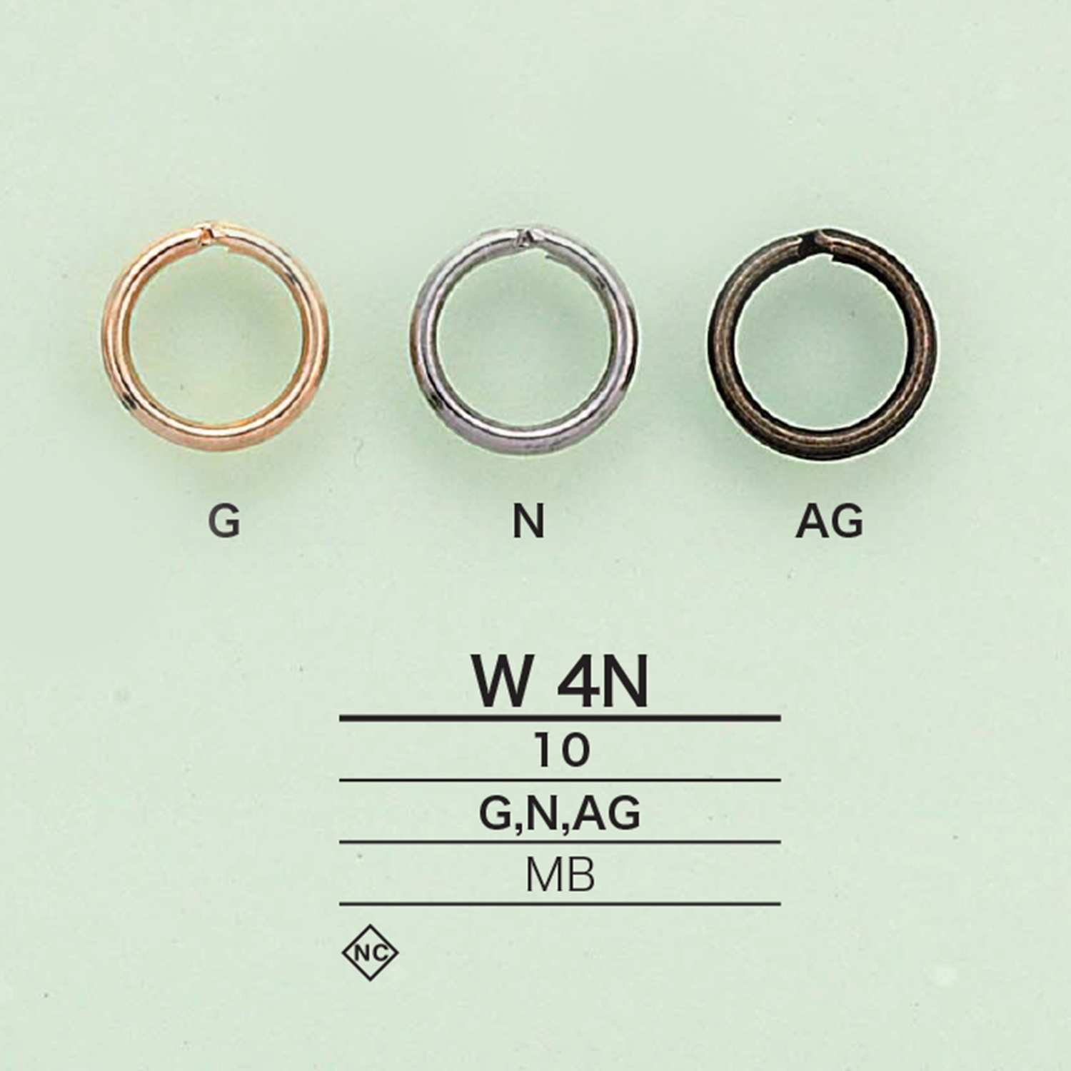 W4N 双罐[扣和环] 爱丽丝纽扣