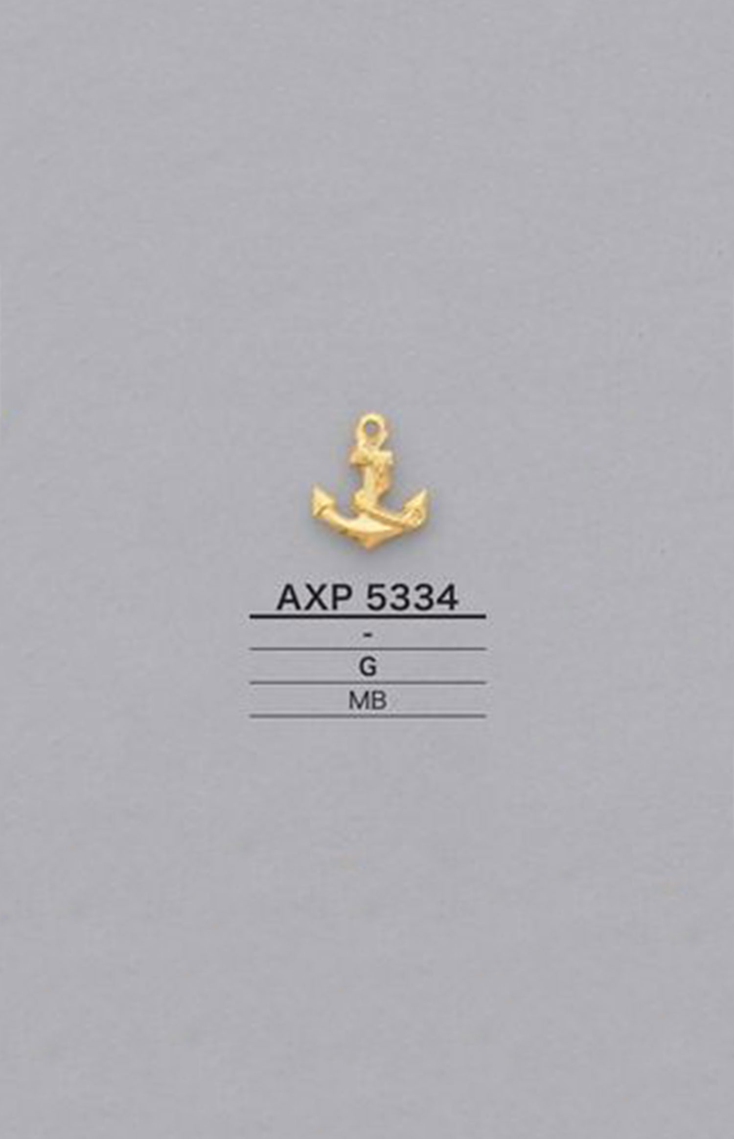 AXP5334 锚图形元素零件[杂货等] 爱丽丝纽扣