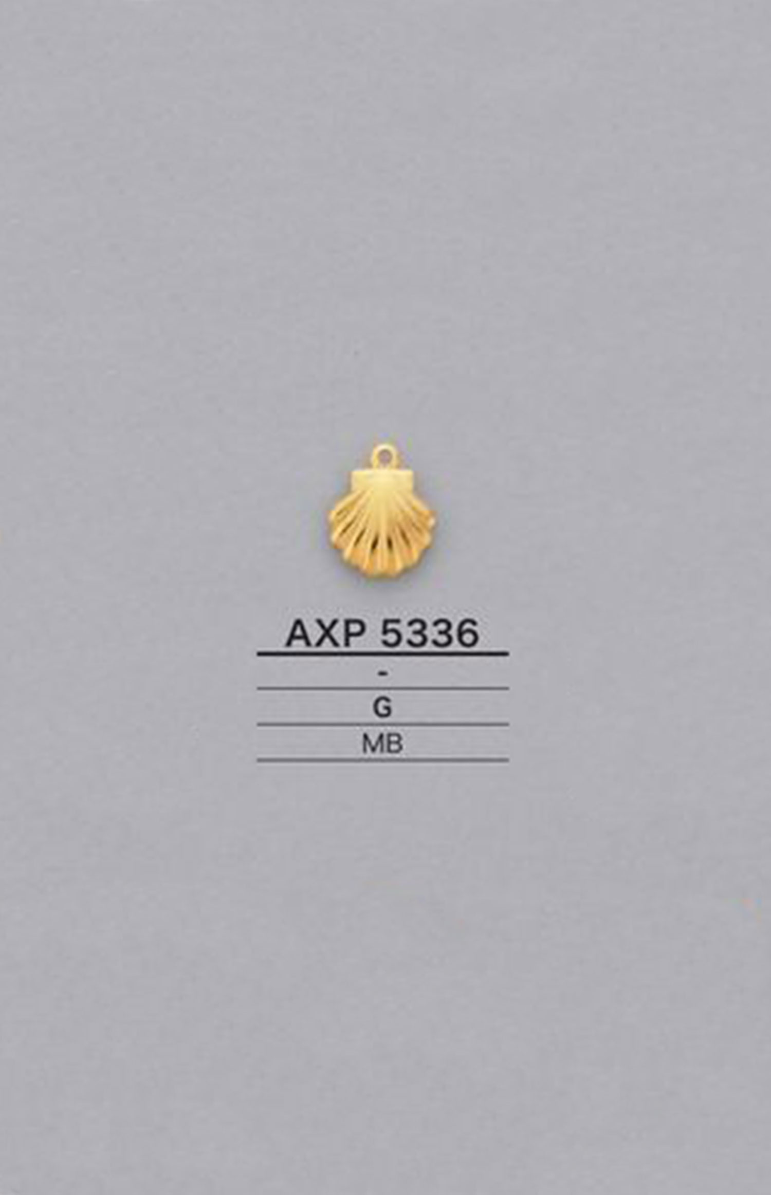 AXP5336 贝壳形图形元素零件[杂货等] 爱丽丝纽扣