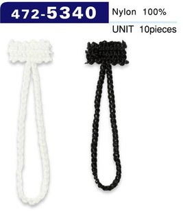 472-5340 扣眼链绳子类型总长度 52 毫米 (10 件)[扣眼盘扣] 达琳（DARIN）