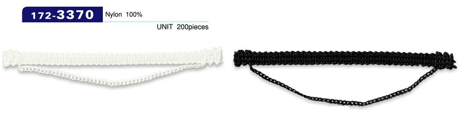 172-3370 扣眼链绳子型 水平 85 毫米（200 件）[扣眼盘扣] 达琳（DARIN）