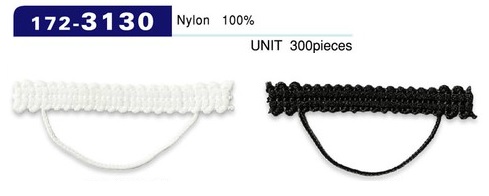 172-3130 扣眼日本组纽织型横长45mm（300条）[扣眼盘扣] 达琳（DARIN）