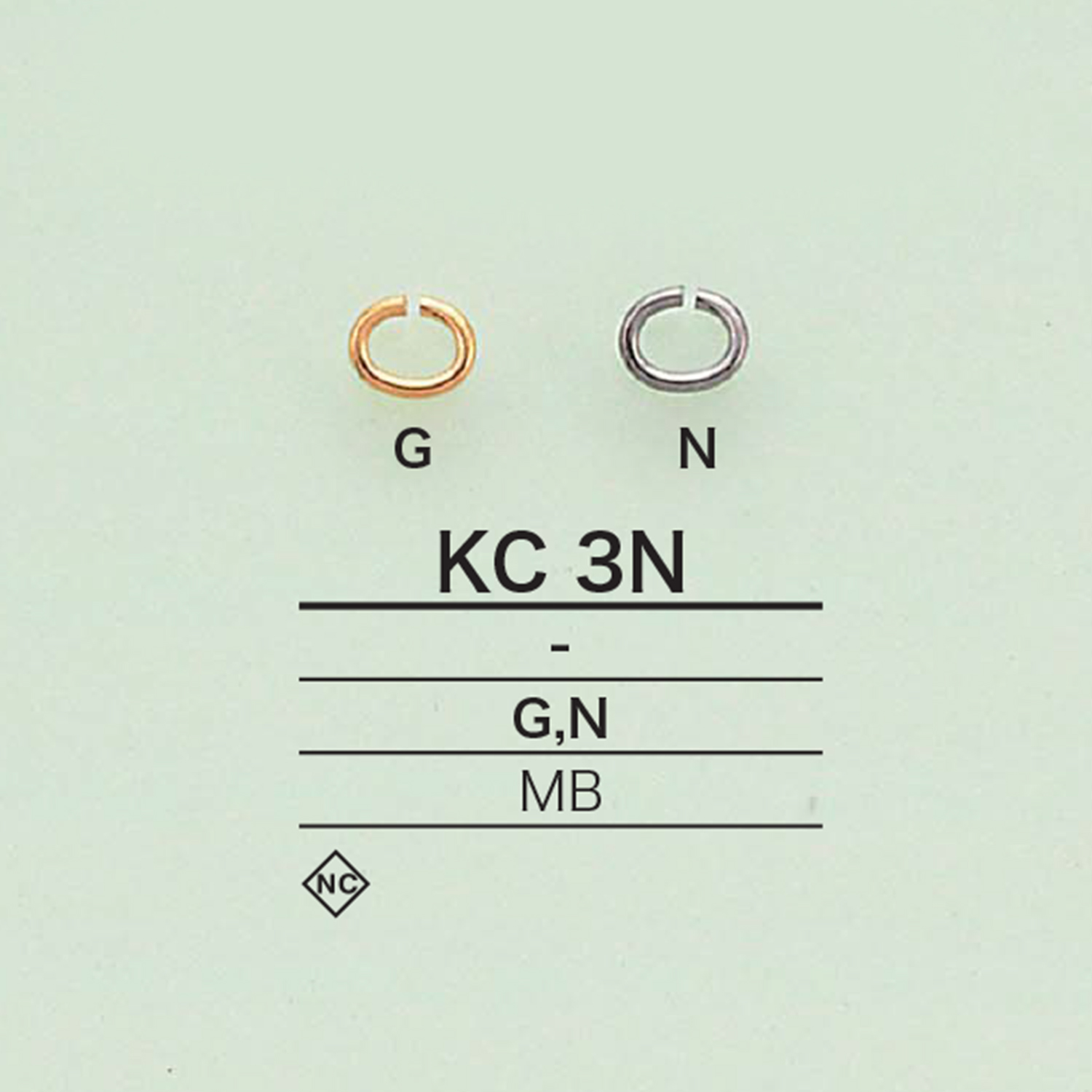 KC3N C可以[扣和环] 爱丽丝纽扣
