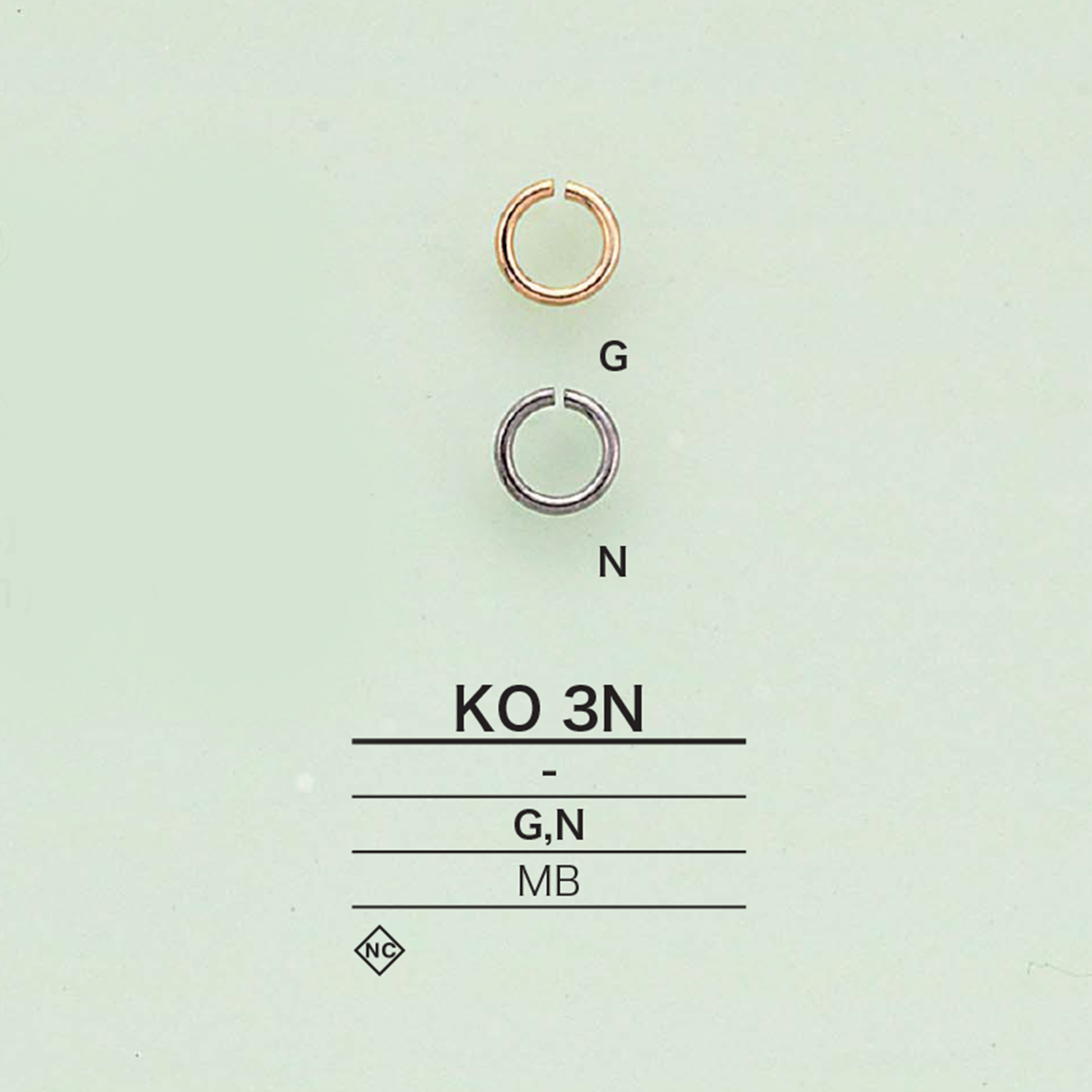 KO3N 圆罐[扣和环] 爱丽丝纽扣