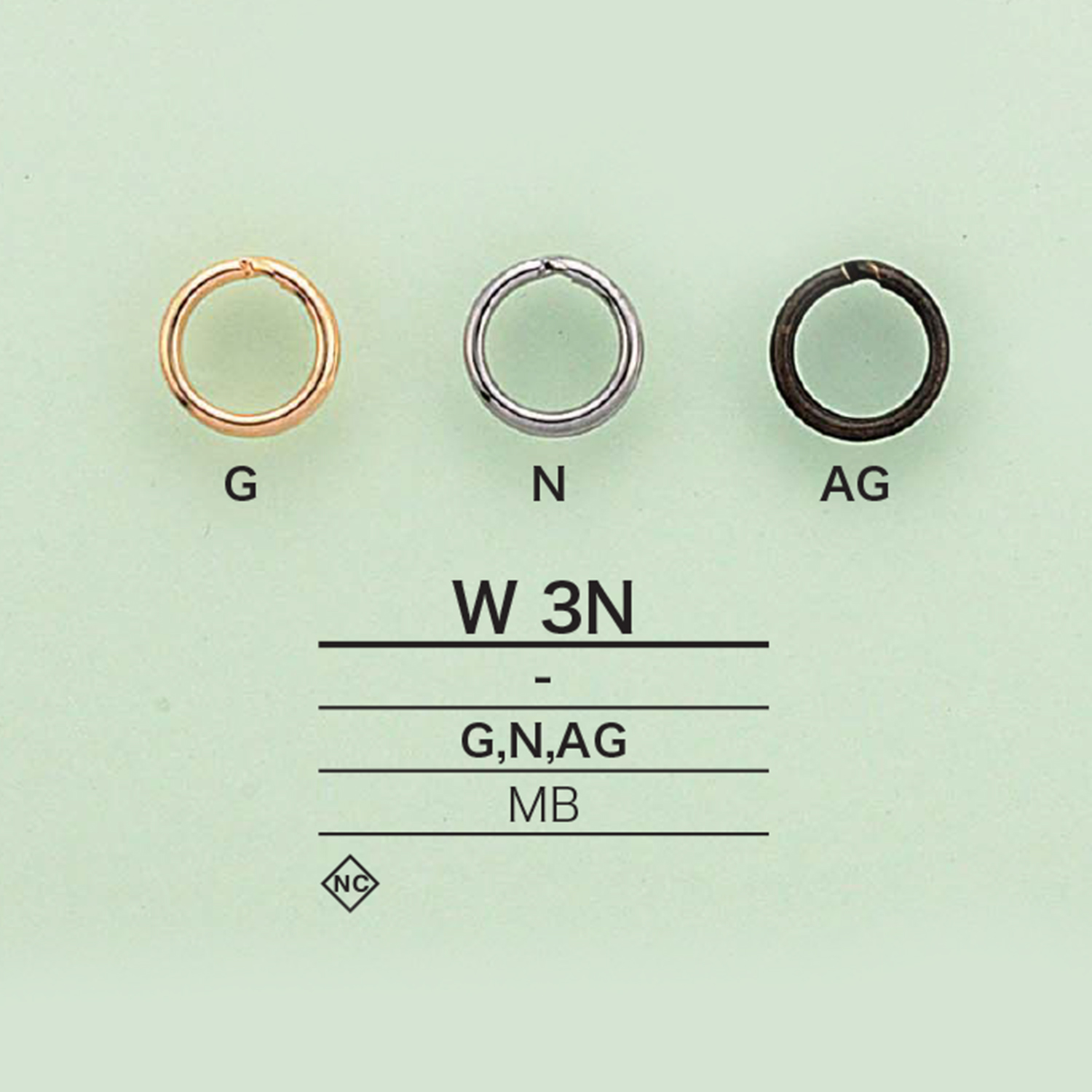 W3N 双罐[扣和环] 爱丽丝纽扣