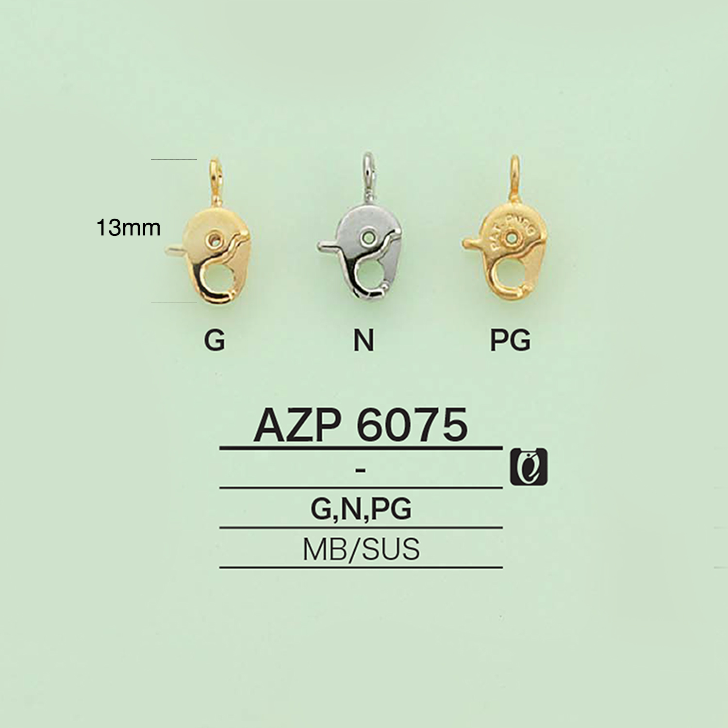 AZP6075 设计蟹罐头[杂货等] 爱丽丝纽扣