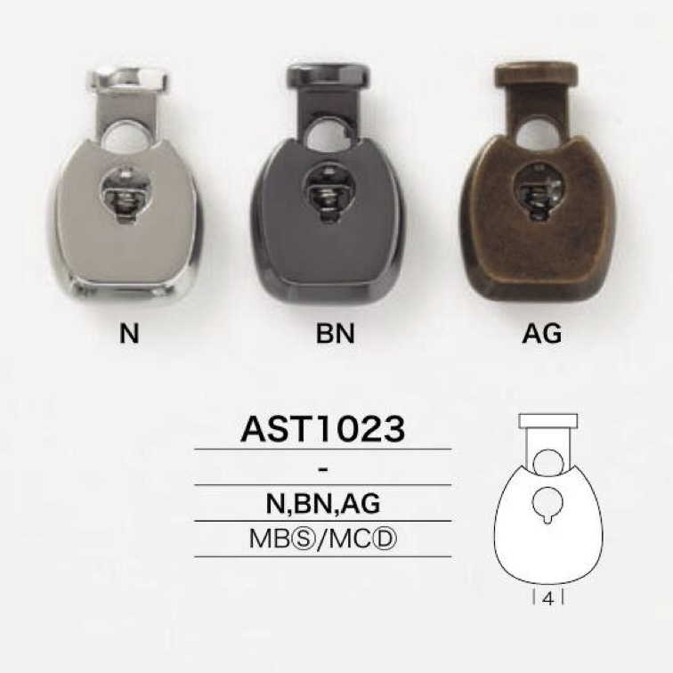 AST1023 黄铜弹簧/压铸制 弹簧扣[扣环类] IRIS纽扣