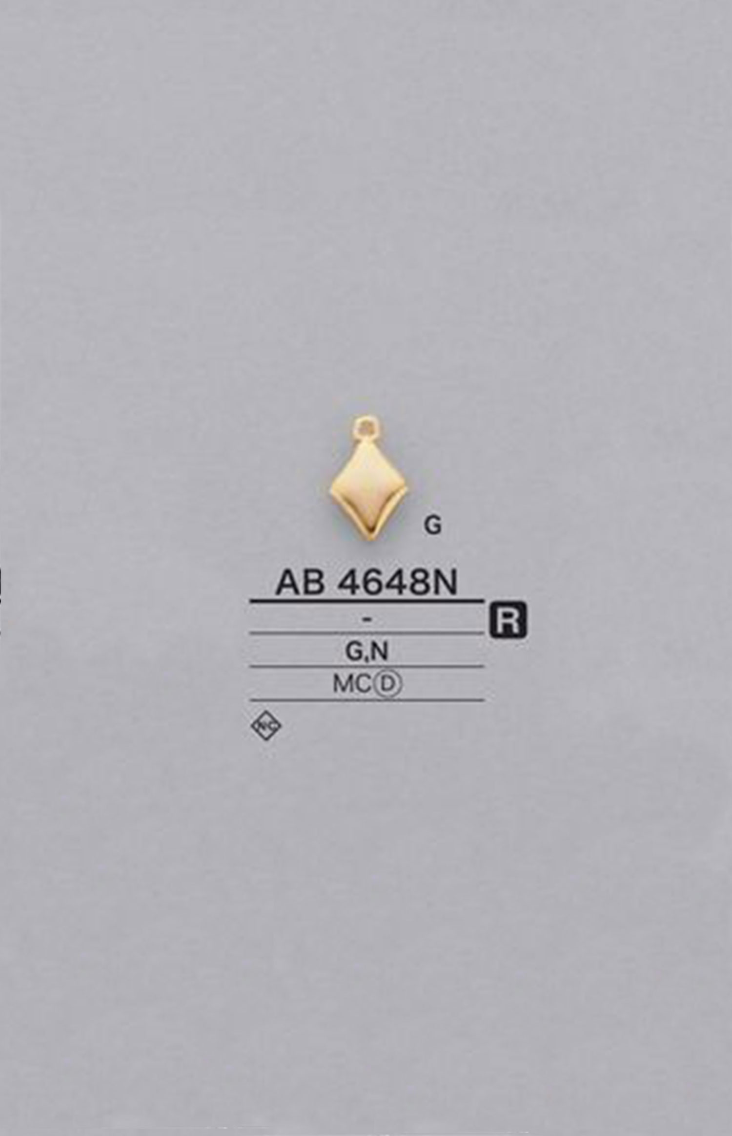 AB4648N 钻石图形元素零件[杂货等] 爱丽丝纽扣