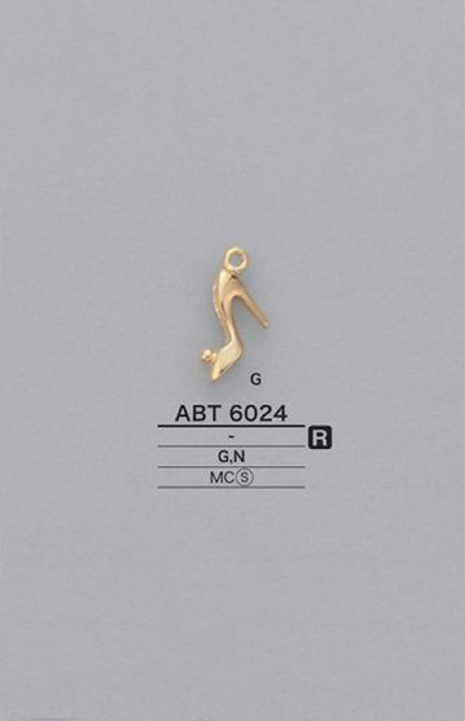 ABT6024 高跟鞋图形元素零件[杂货等] 爱丽丝纽扣