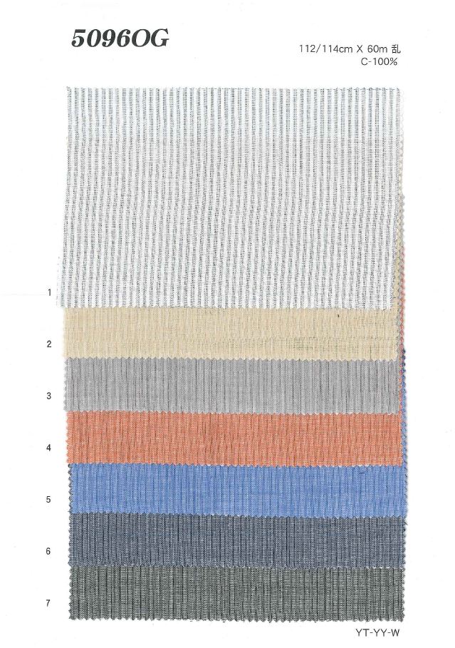 MU5096 双层纱布条纹[面料] 植山织物