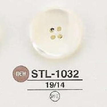 STL1032 尖尾螺贝壳4孔纽扣 爱丽丝纽扣