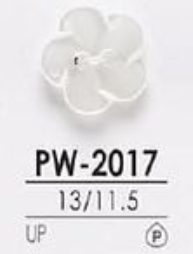 PW2017 聚酯纤维树脂前孔 2 孔，光面纽扣 爱丽丝纽扣