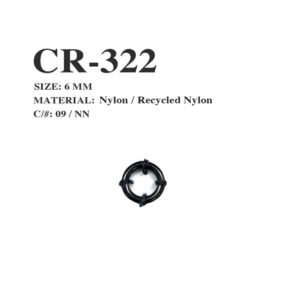 CR-322 渔网再生尼龙绳帽环型[扣和环] Morito（MORITO）