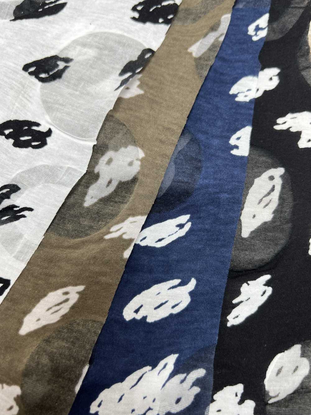 58016-1 波纹平纹针织单色 Kika 图案[面料] 樱花公司