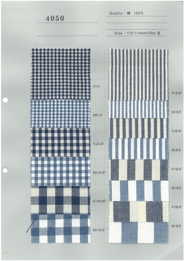4050 条纹方格格纹[面料] 吉和纺织