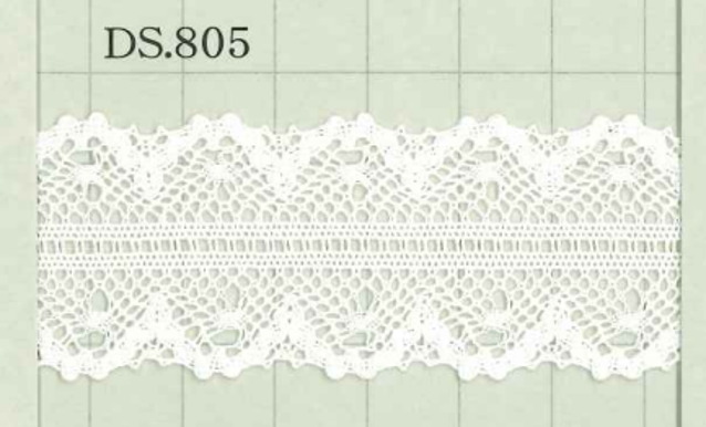 DS805 棉花蕾丝宽度：30mm 大贞