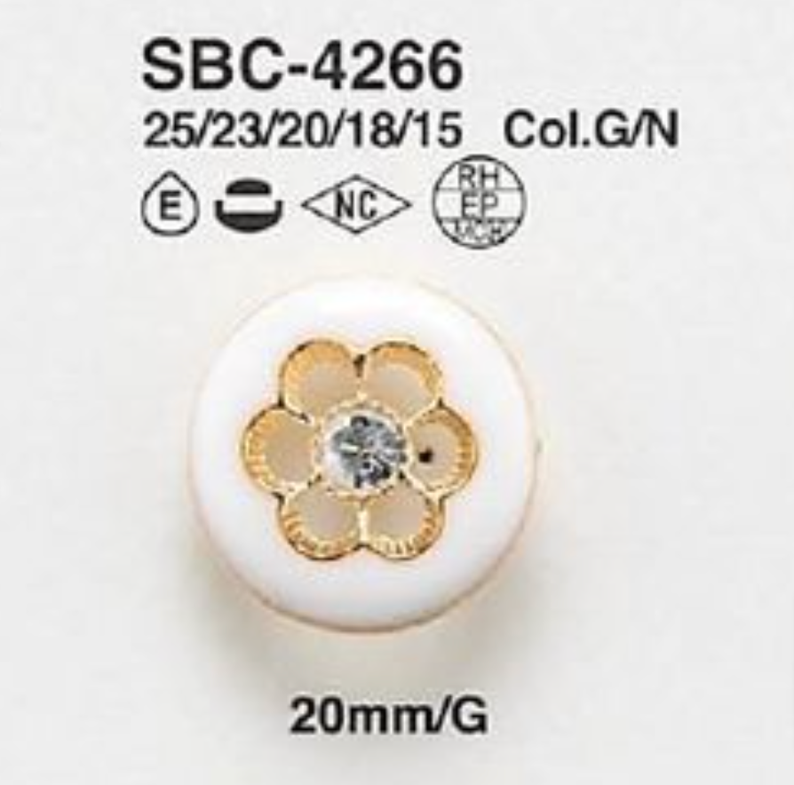 SBC-4266 带脚的组合纽扣