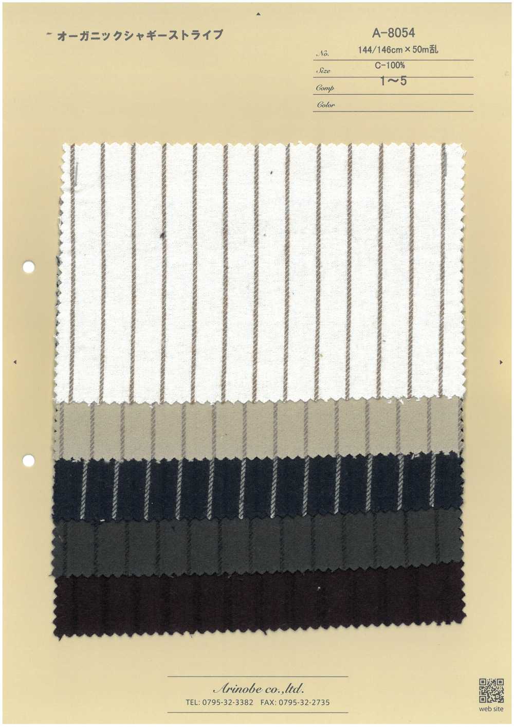 A-8054 有机起绒布条纹[面料] 有延商店