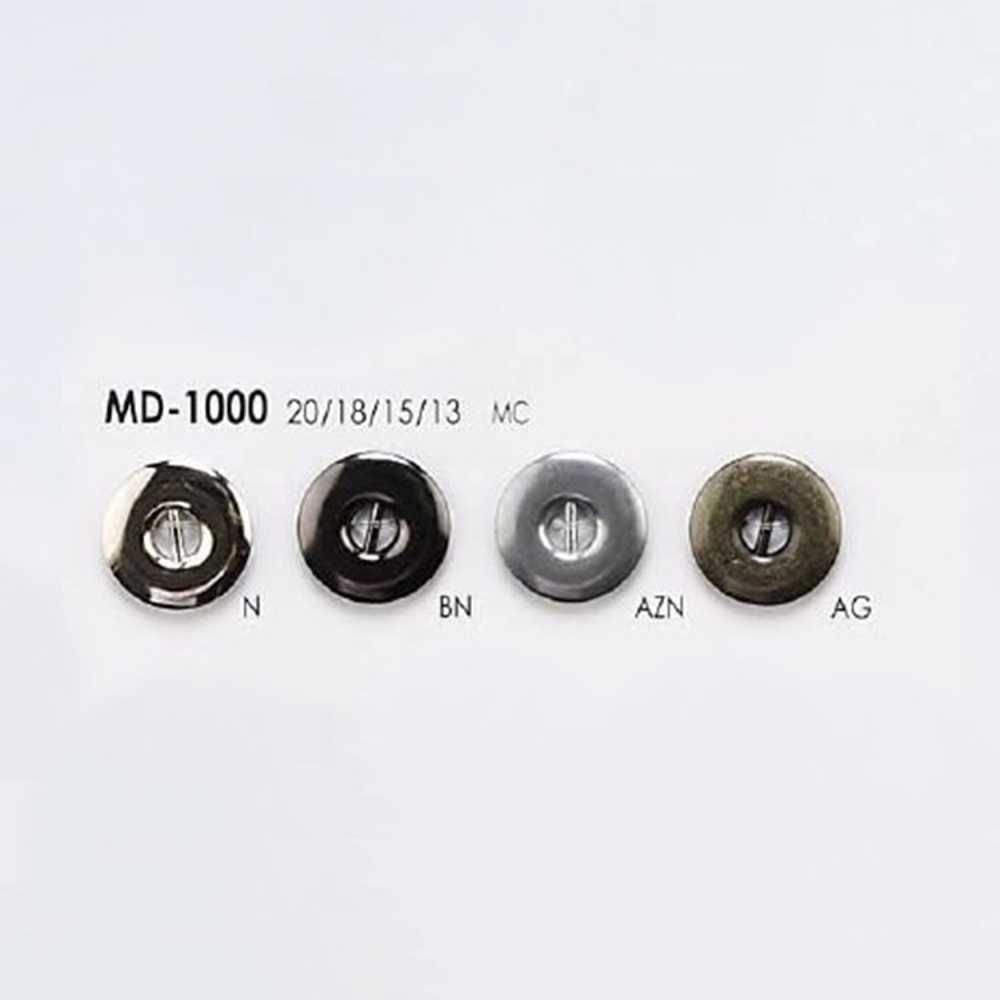 MD1000 压力铸造两孔纽扣 爱丽丝纽扣