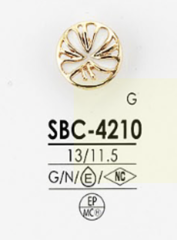 SBC4210 环氧树脂/高金属半圆纽扣 爱丽丝纽扣