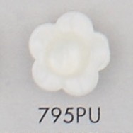 795PU 2孔花形塑胶纽扣 大阪纽扣（DAIYA BUTTON）