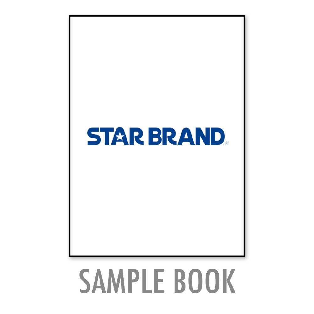 STARBRAND-SAMPLE4 STAR BRAND 卷拍摄综合样本书[样卡]