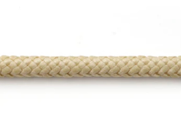 SSCR-01(S) 4毫米硅胶涂层绳子，带芯[缎带、带、绳子] Cordon