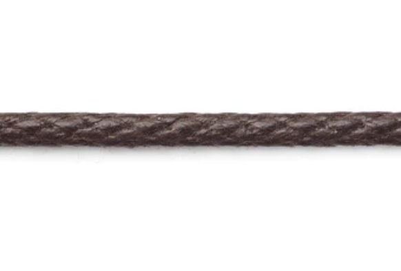 CCR-01BWAX(S) 2.5毫米棉蜡绳子[缎带、带、绳子] Cordon