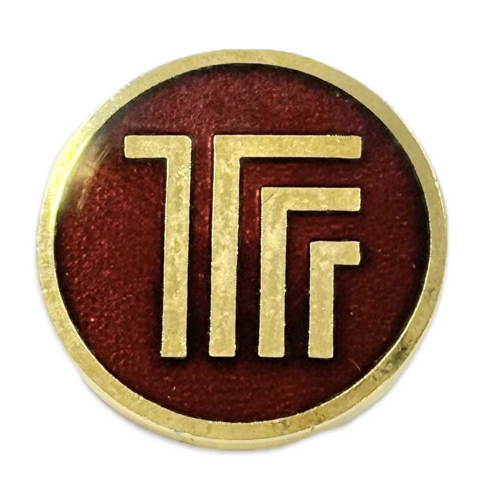 EX95 日本制造的金色和红色金属纽扣，适用于西装和夹克