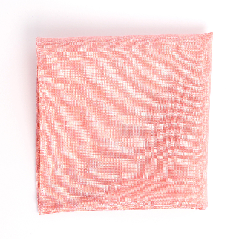 HCF-05 HARISSONS 亚麻方巾粉色[正装配饰] 山本（EXCY）