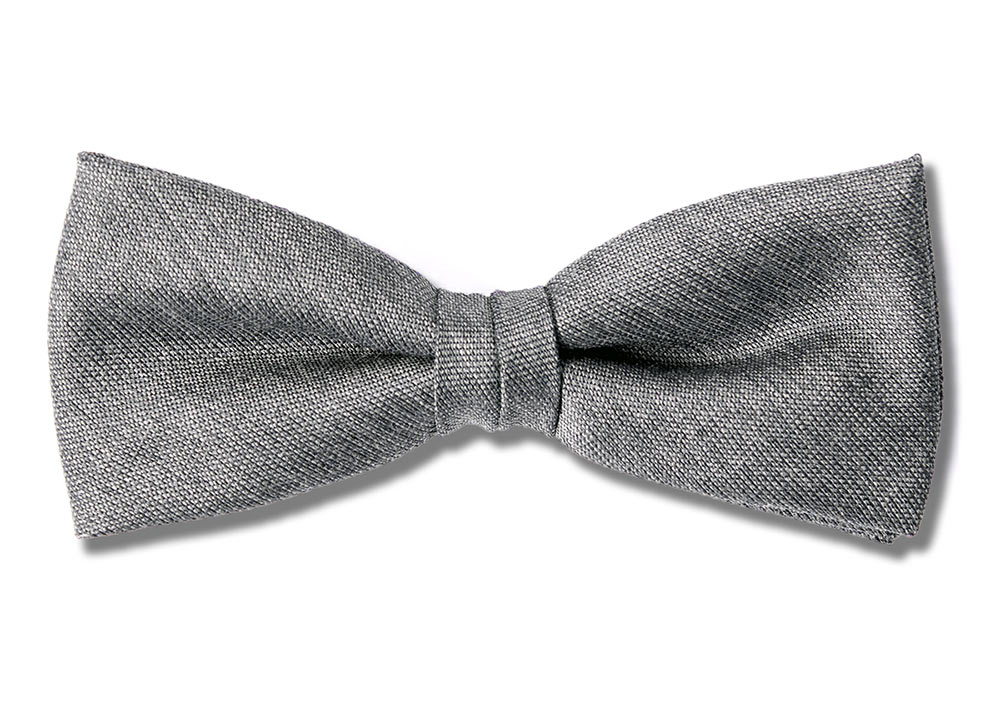 PBF-5 带五边形面料的灰色领结[正装配饰] 山本（EXCY）